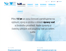 Tablet Screenshot of iwet.cz